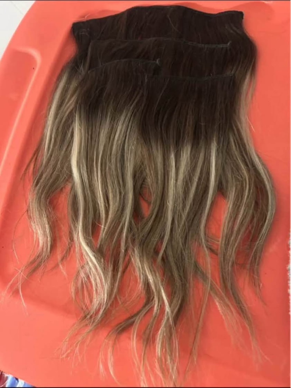 Balayage Brown to Blonde Clip-In Hair Extensions - Women Hair